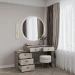 Masă de machiaj ARIA TAUPE - imagine 2